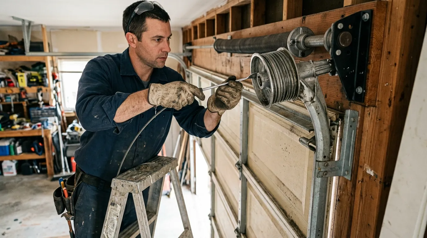 Garage door work by Nashville Garage Door Pros in Nashville, TN